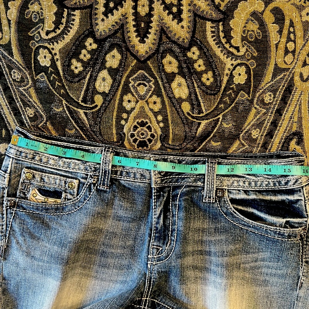 Miss Me 30 NWOT Blue Denim Jeans - Picture 12 of 16